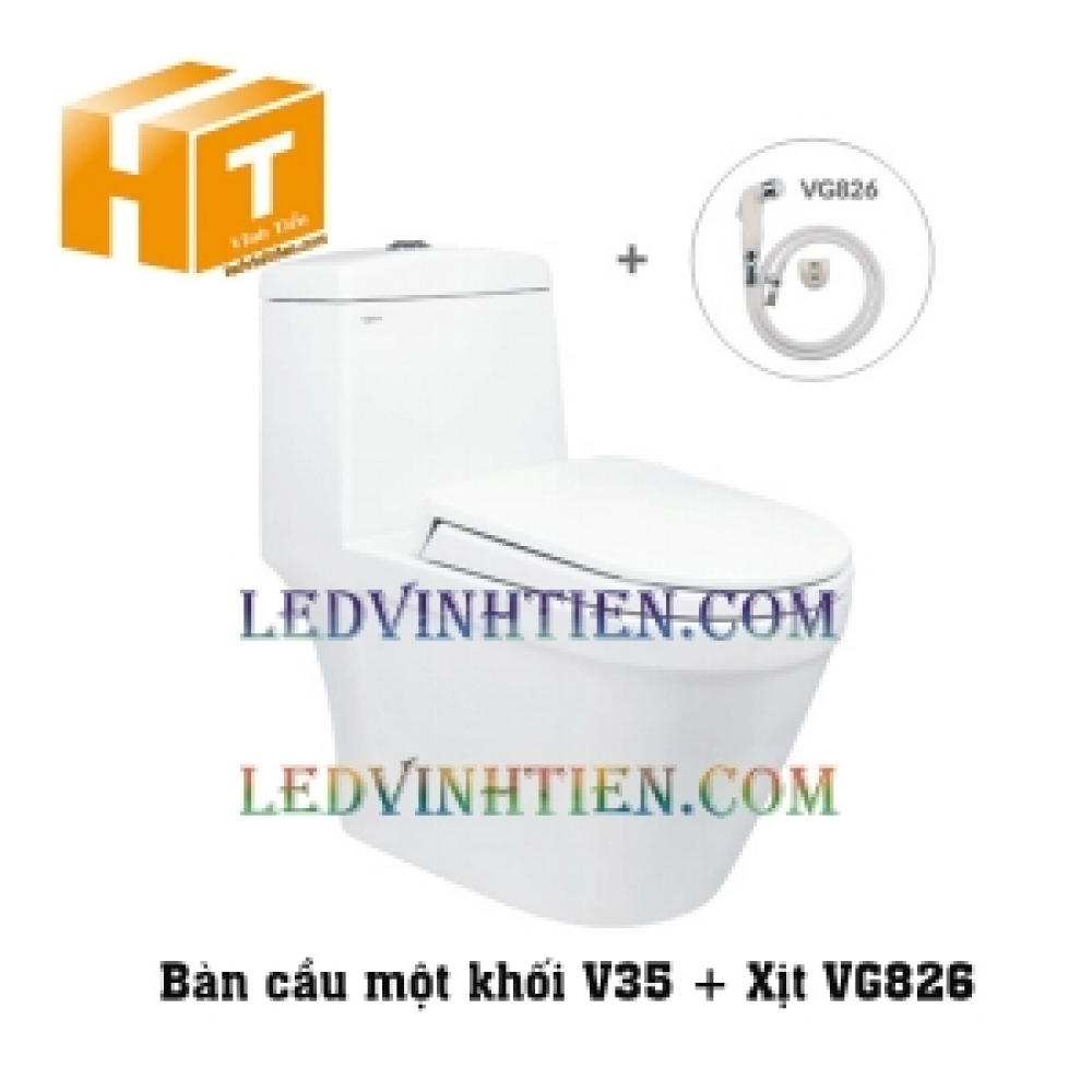 Bàn cầu 1 khối VIGLACERA V35