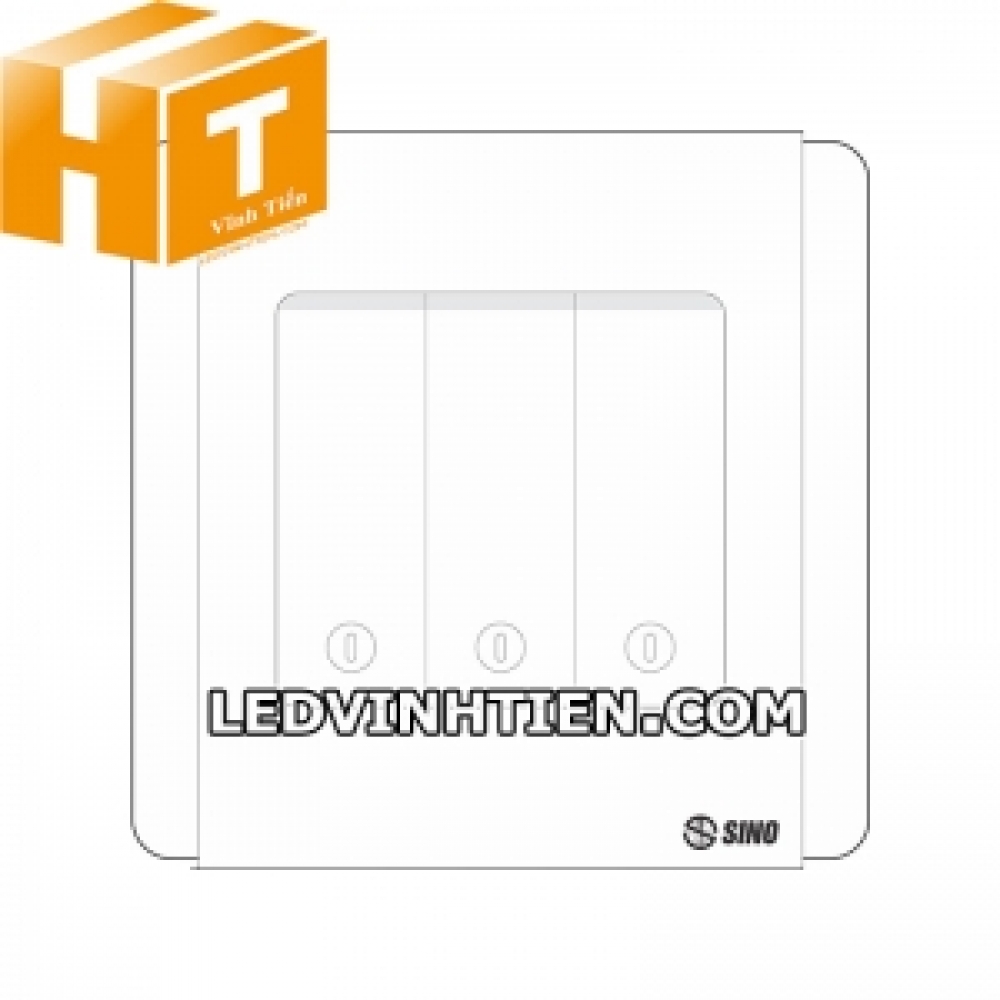 Công tắc ba 1 chiều S66SDN3 Sino Vanlock