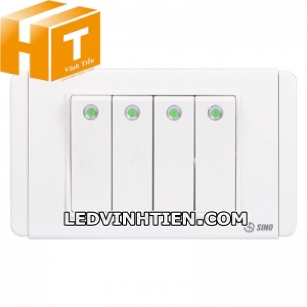 Công tắc bốn 2 chiều S68DM4 Sino Vanlock
