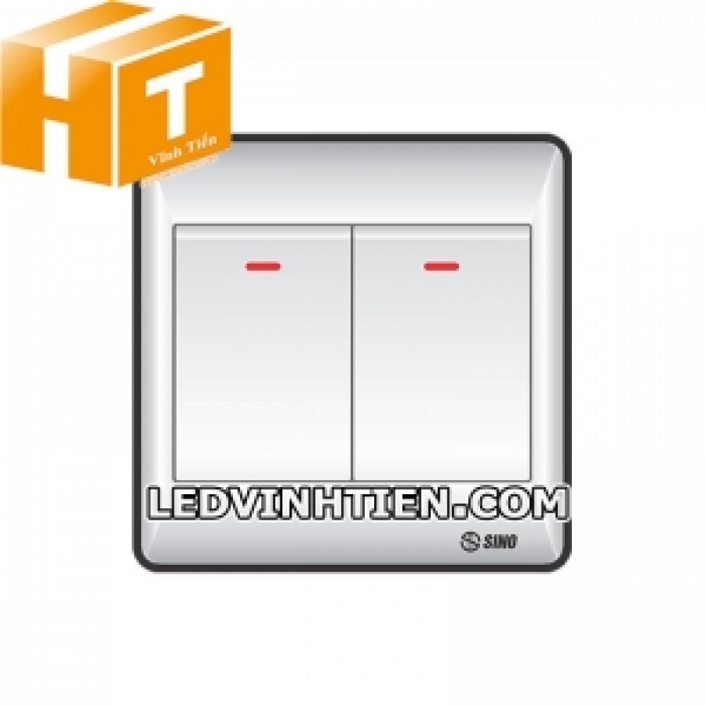 Công tắc đôi 2 chiều S982N2R Sino Vanlock