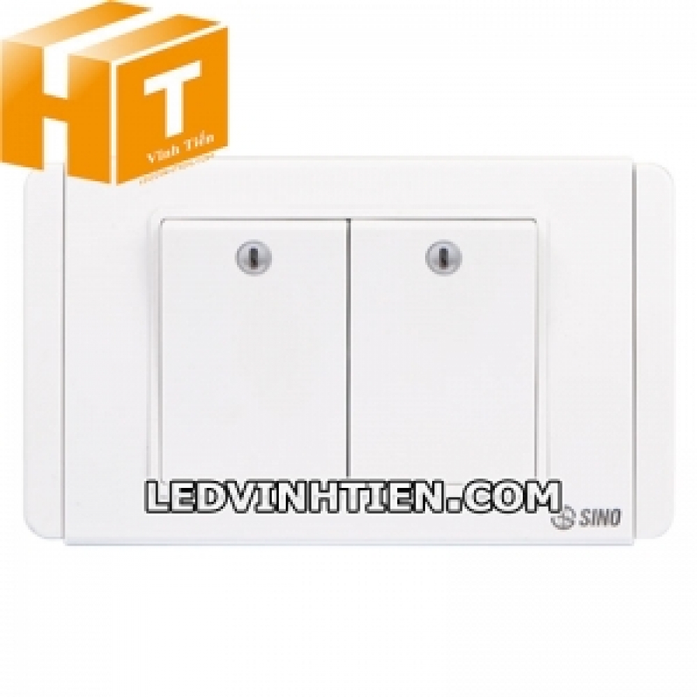 Công tắc đôi 1 chiều S68DN2 Sino Vanlock