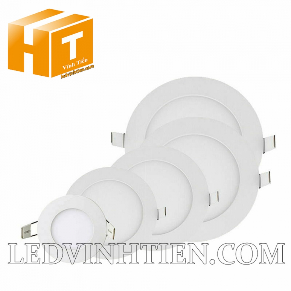 Đèn led âm trần tròn 3 màu 15w