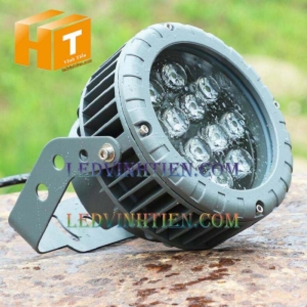 Đèn led rọi cây 12w màu vàng