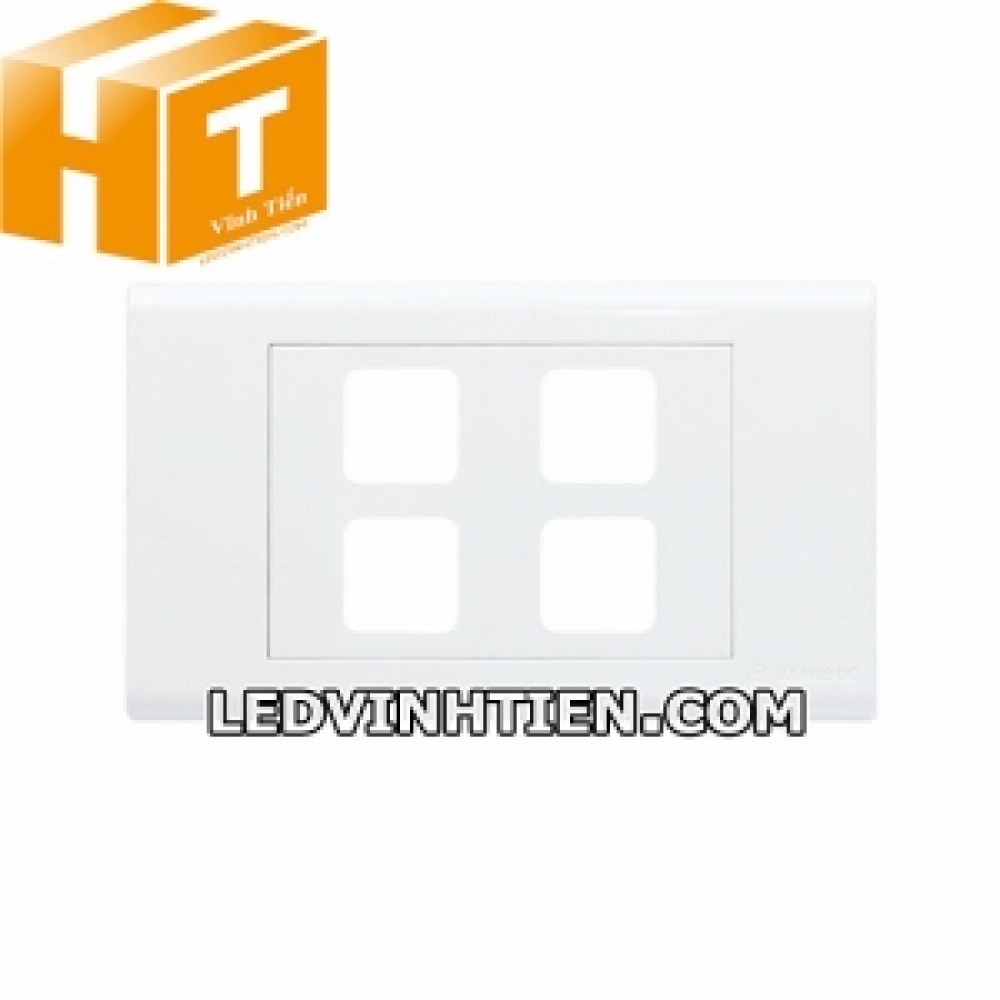 Mặt công tắc 4 lỗ S1864X Sino Vanlock