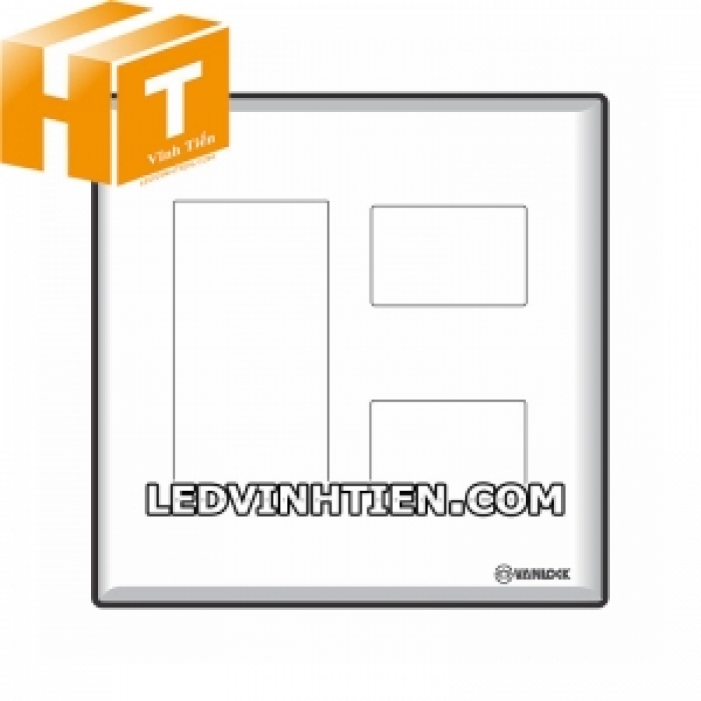 Mặt công tắc 3 lỗ S18CCS5X / S18CCS5XV Sino Vanlock