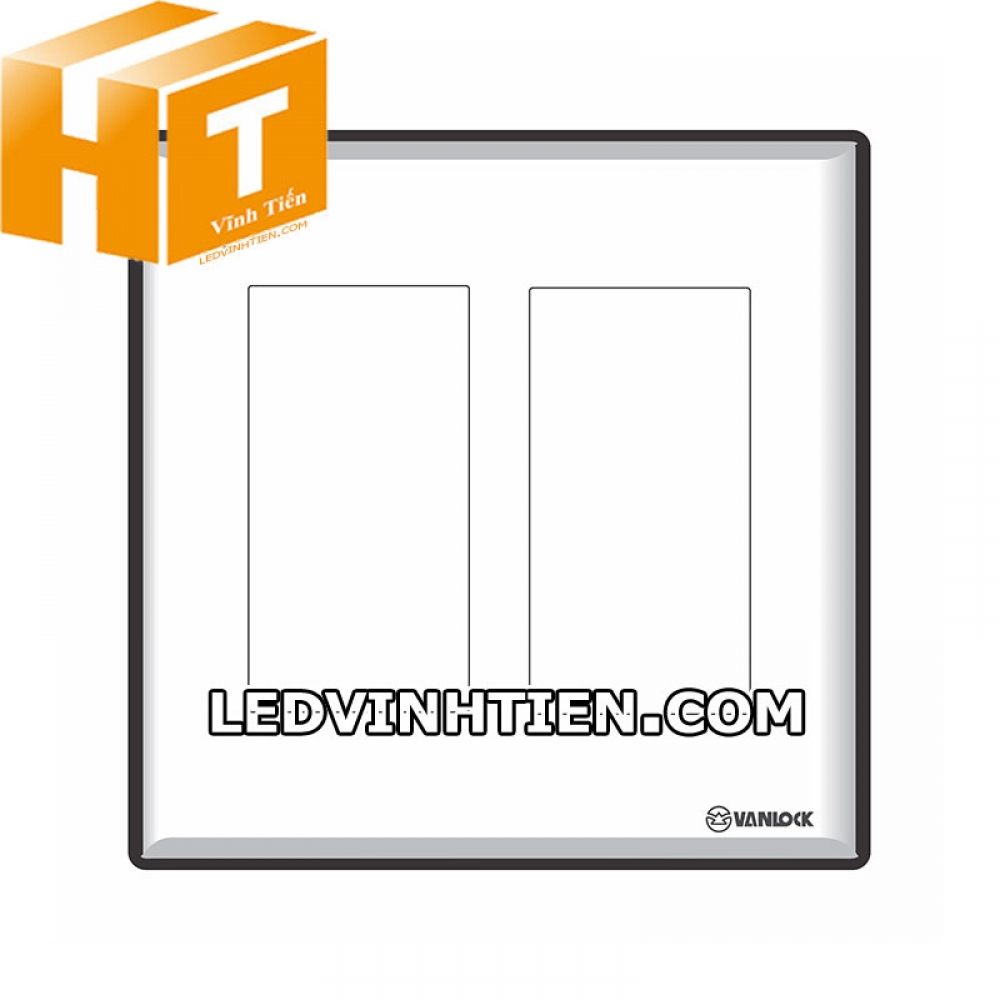 Mặt công tắc 2 lỗ S18CCS6X / S18CCS6XV Sino Vanlock