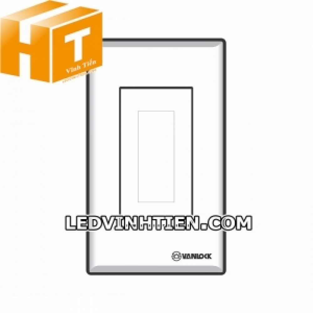 Mặt nhựa 1 MCB kiểu M S18CCS121M Sino Vanlock