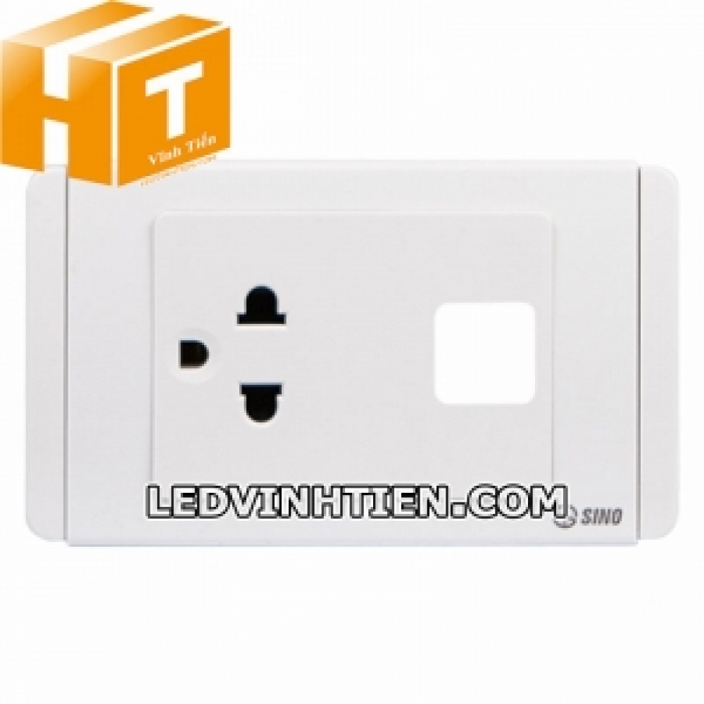 Ổ cắm đơn 3 chấu 1 lỗ S68UE/X Sino