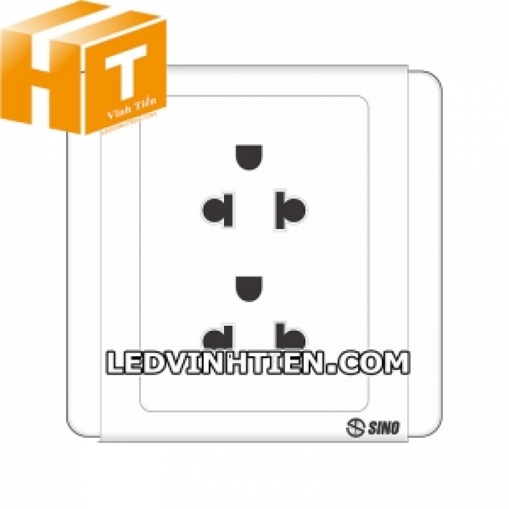 Ổ cắm đôi 3 chấu S66UE2 Sino