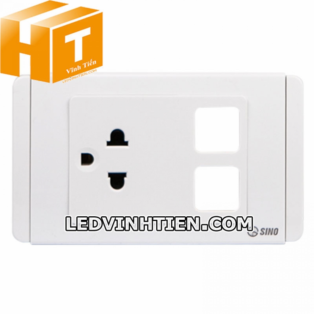 Ổ cắm đơn 3 chấu 2 lỗ S68UE/XX Sino