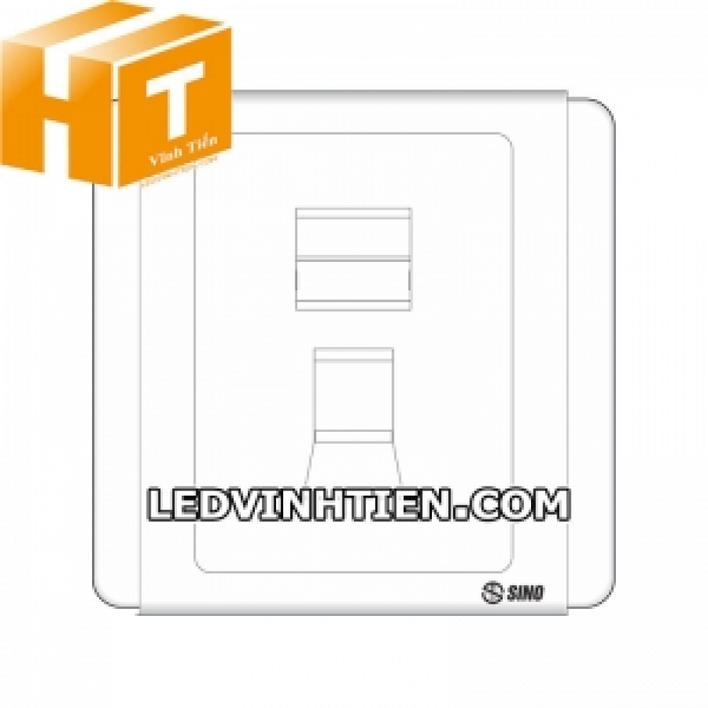 Ổ cắm điện thoại đơn S6631RJ Sino