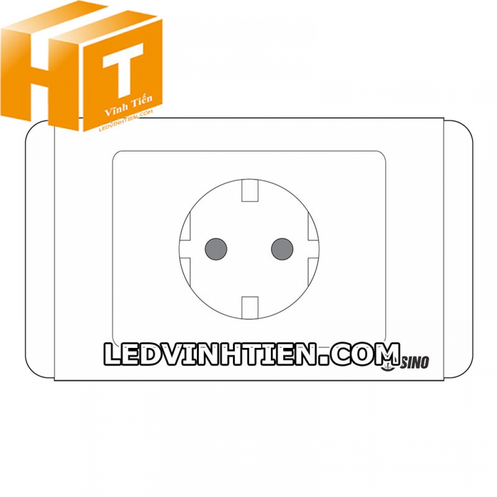 Ổ cắm Schuko tiếp đất S68/16 Sino Vanlock
