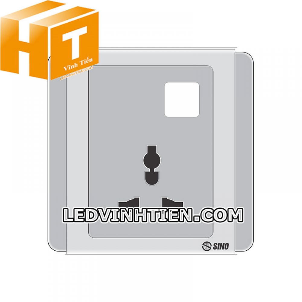 Ổ cắm đa năng 3 chấu 1 lỗ S66GUAMX Sino