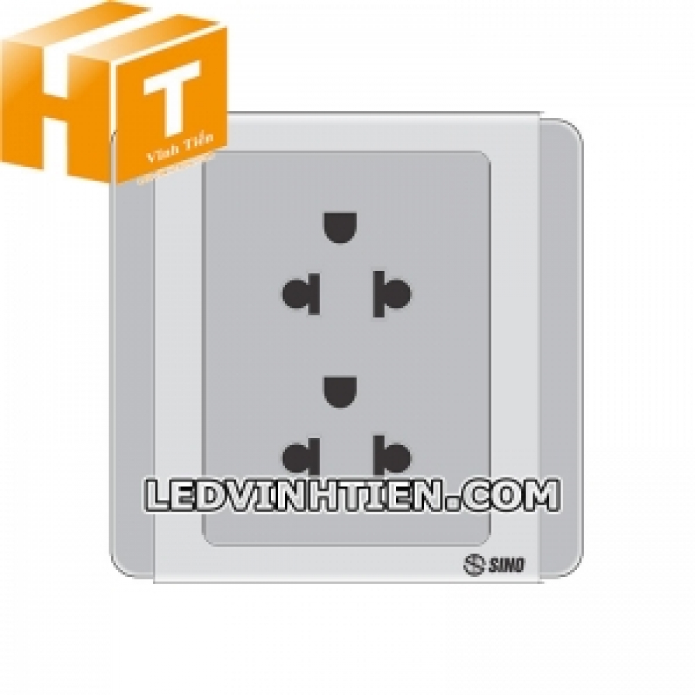 Ổ cắm đôi 3 chấu S66GUE2 Sino
