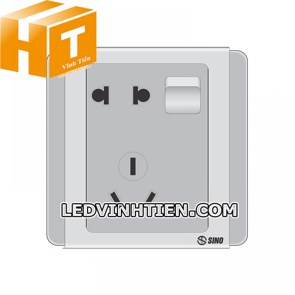 Ổ cắm 3 chấu Úc và 2 chấu S66GU/10USS Sino Vanlock