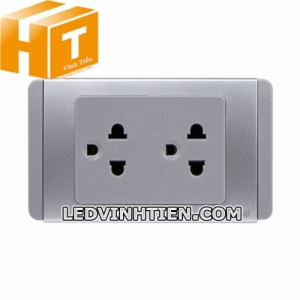 Ổ cắm đôi 3 chấu S68GUE2 Sino