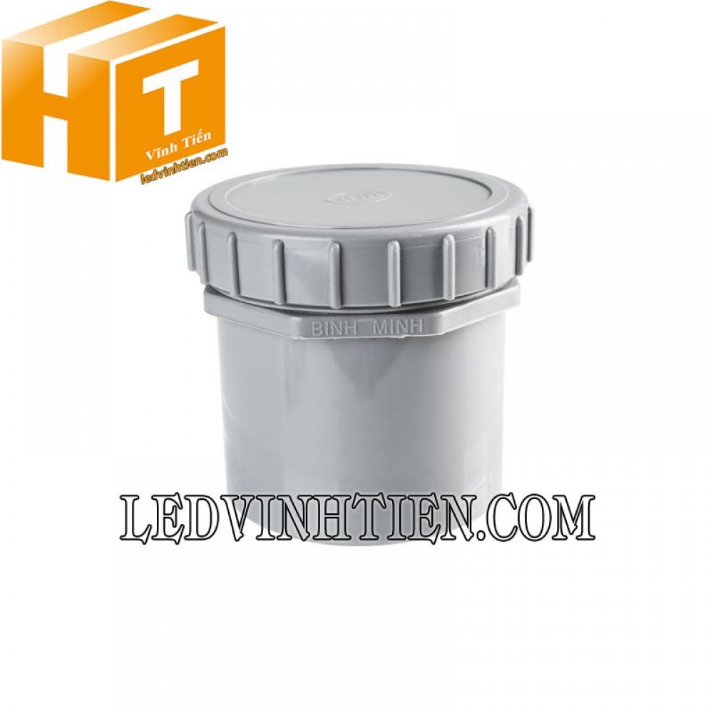 Bít xả ren ngoài uPVC Bình Minh