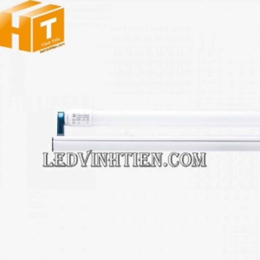 Bộ đèn LED tuýp T8 0.6m 10W thủy tinh bọc nhựa Rạng Đông