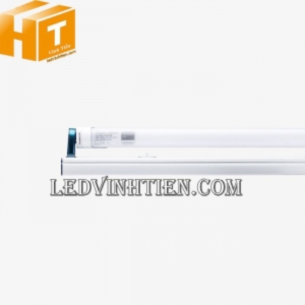 Bộ đèn LED tuýp T8 0.6m 10W nhôm nhựa Rạng Đông