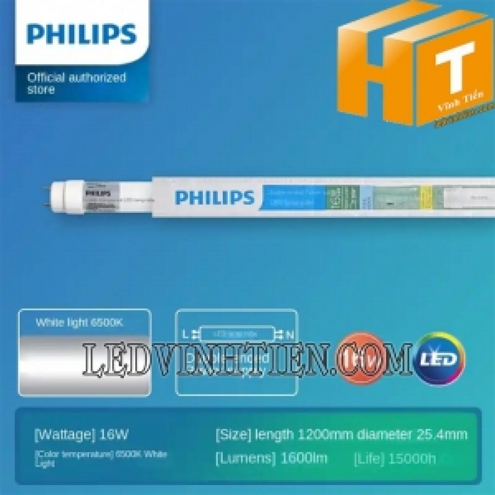 Bóng đèn tuýp led 16W Philips