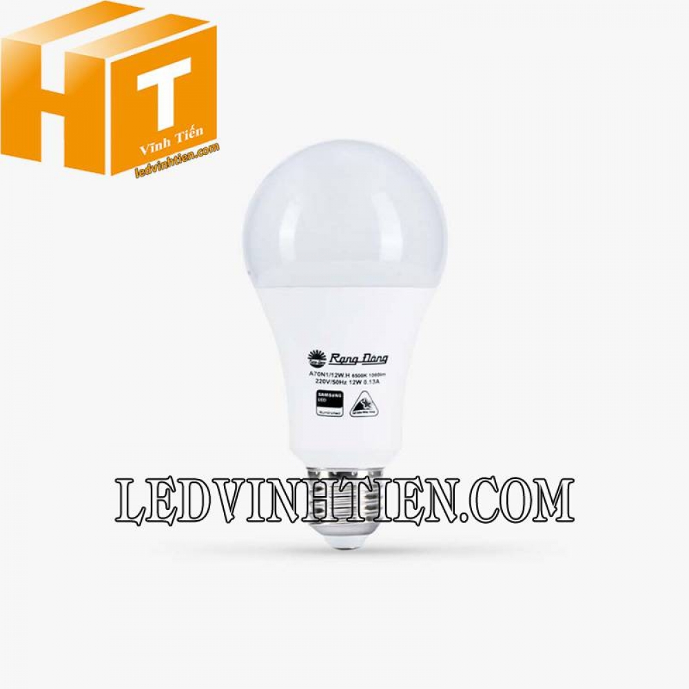 LED BULB Tròn A70N1/12W.H Rạng Đông