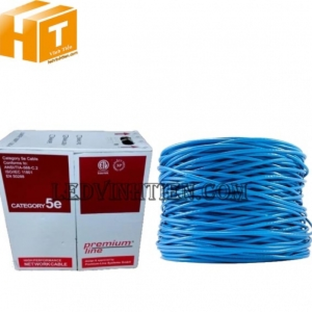 Cáp mạng Cat.5e U/UTP Premium Line blue