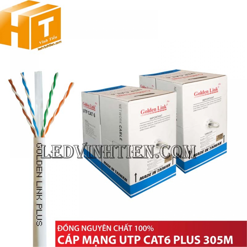 Cáp mạng Golden Link Plus UTP CAT 6