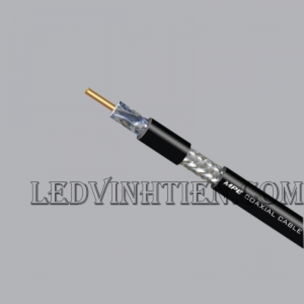 CÁP TIVI 75 OHM MÀU ĐEN 112 LÕI ĐỒNG