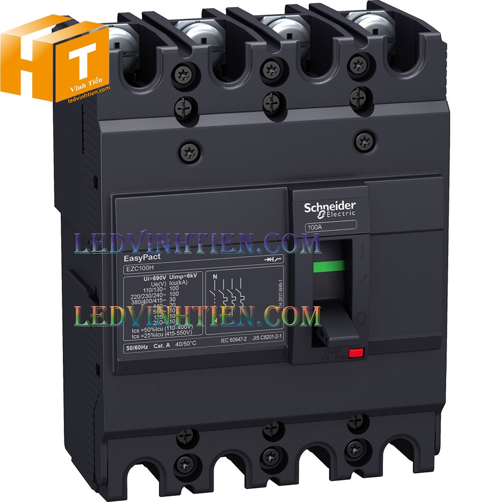 CB Schneider MCCB EasyPact 4P 60A