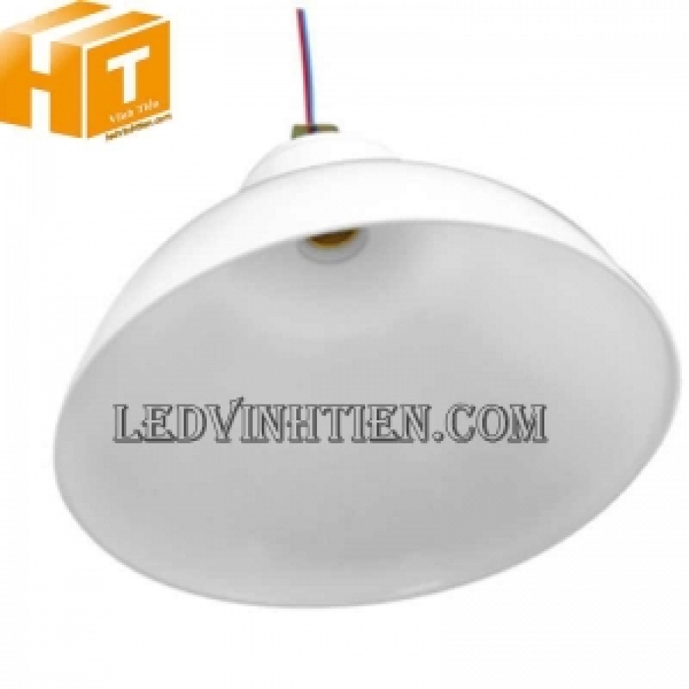 Chao đèn nhôm màu trắng sứ