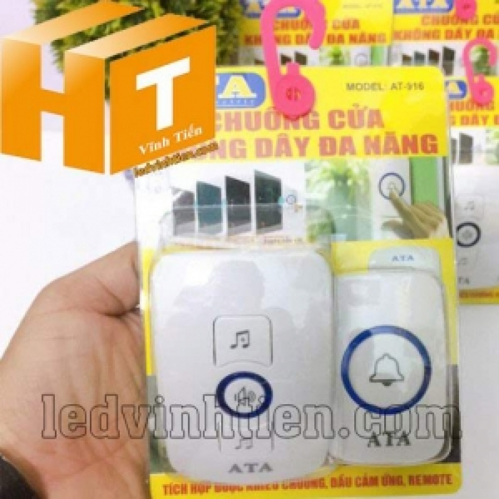 Chuông cửa không dây đa năng ATA AT-916