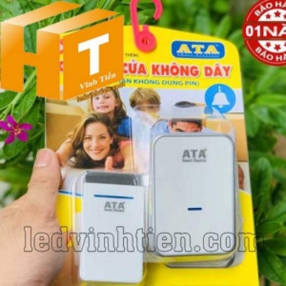 Chuông cửa không dây không dùng pin ATA AT-915M
