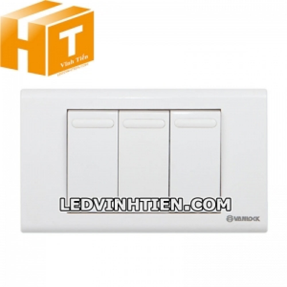 Công tắc 1 nút 1 chiều, 2 nút 2 chiều Sino Vanlock