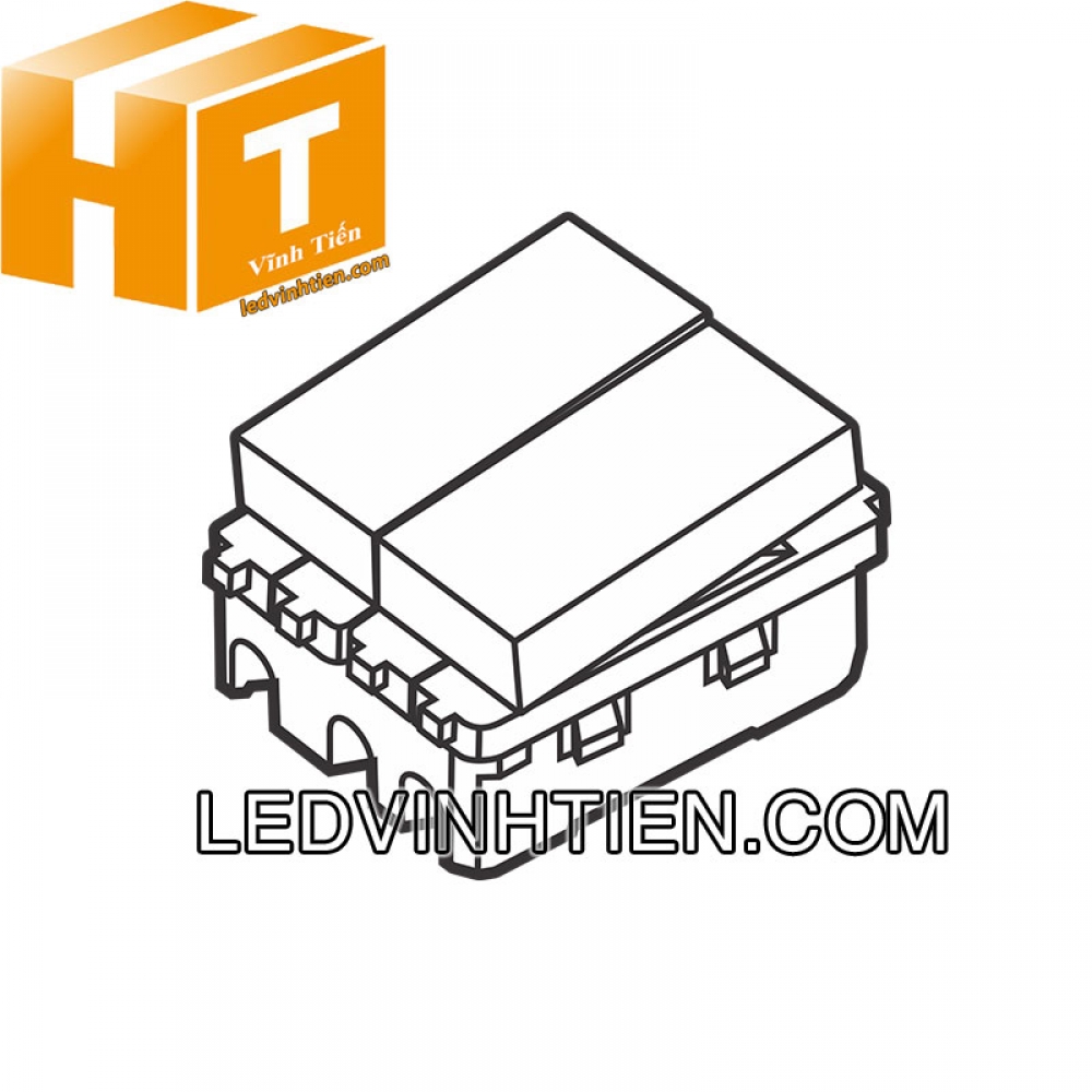 Công tắc kép 2 chiều cỡ trung 16A Sino Vanlock