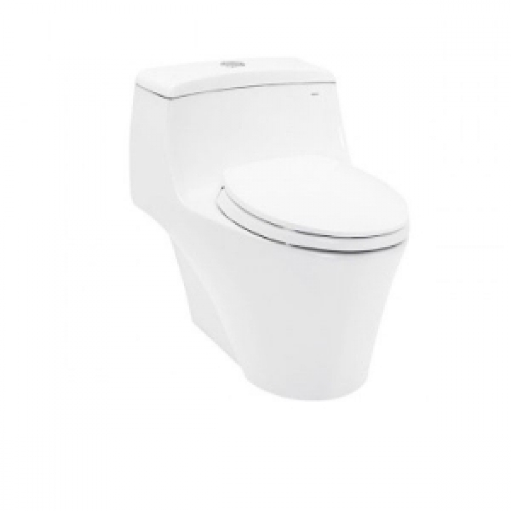 Bàn cầu một khối, nắp đóng êm CW823RAT2