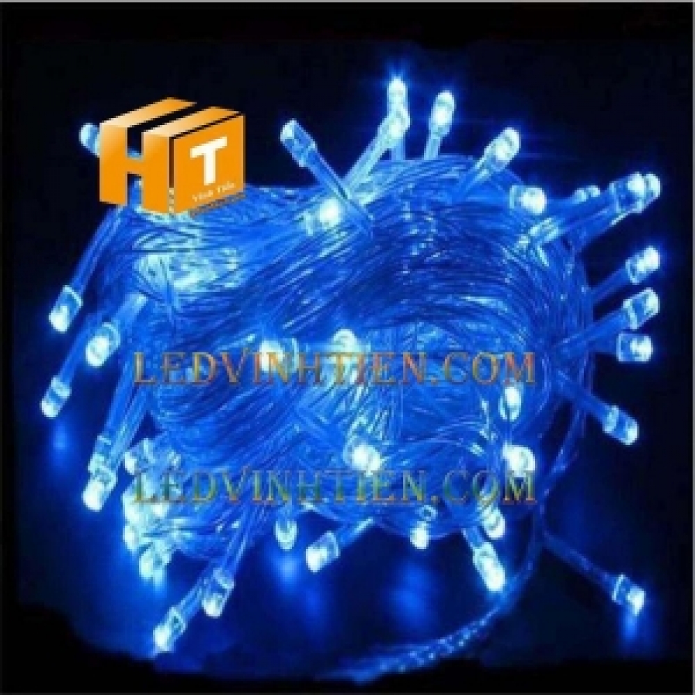 Dây đèn trang trí 8m xanh dương