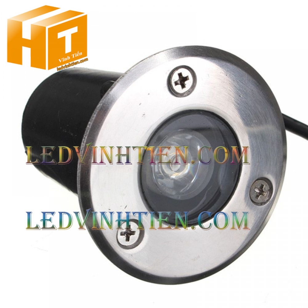 Đèn led âm đất 1W màu đỏ