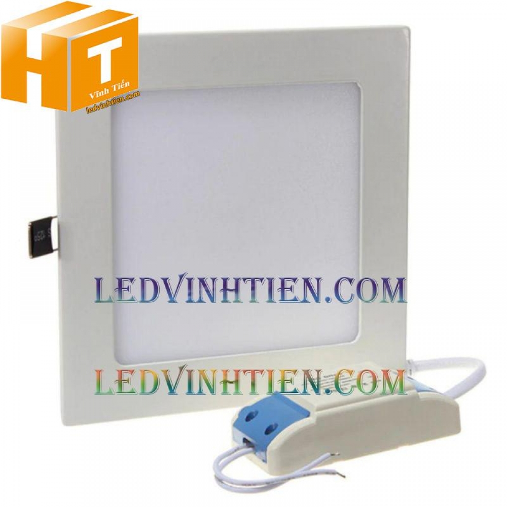 Đèn led âm trần vuông 3 màu 12w
