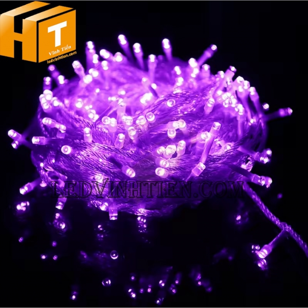 Đèn led noel 10m màu tím