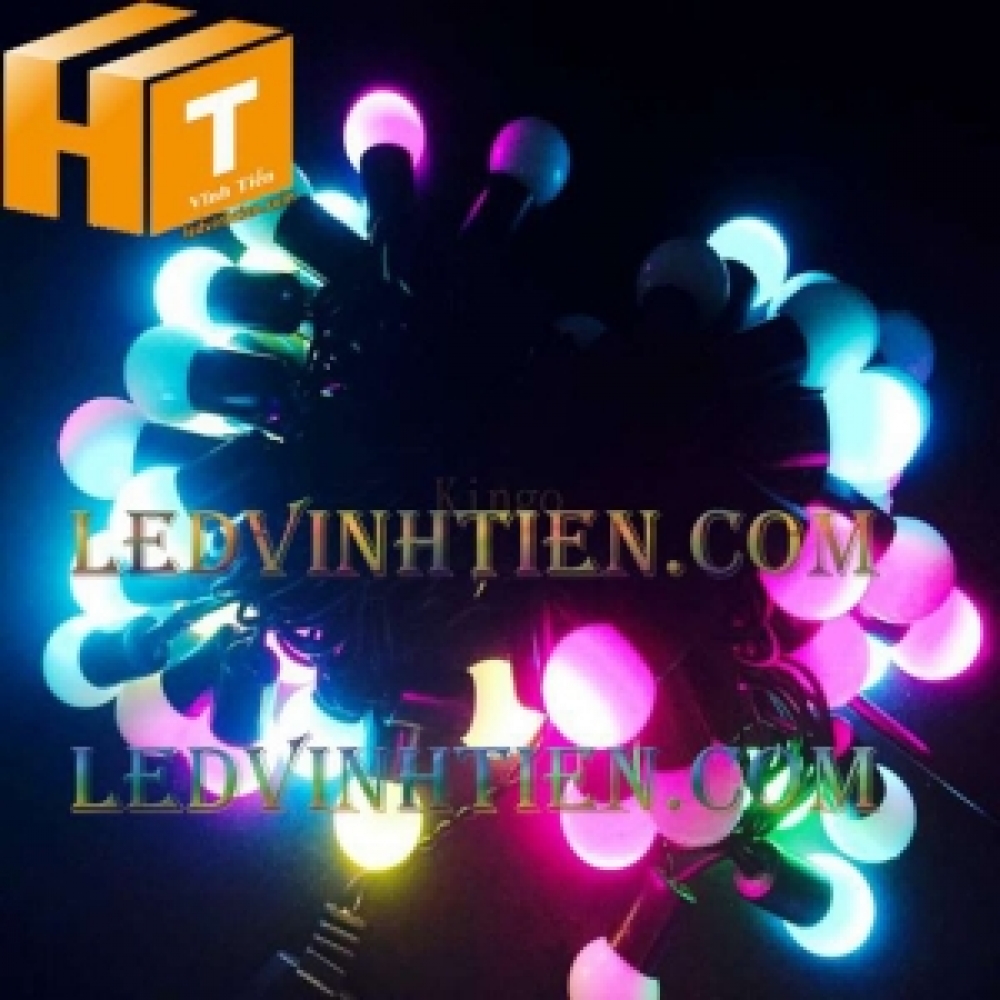 Đèn led bi đục đủ màu