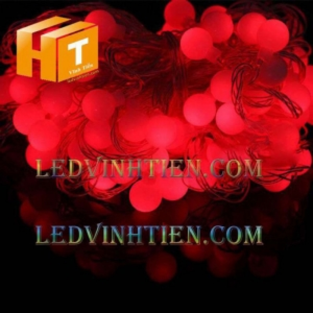 Đèn led bi đục màu đỏ