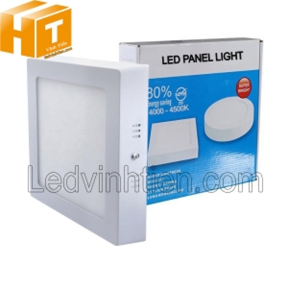 Đèn ốp nổi vuông 12w màu trung tính
