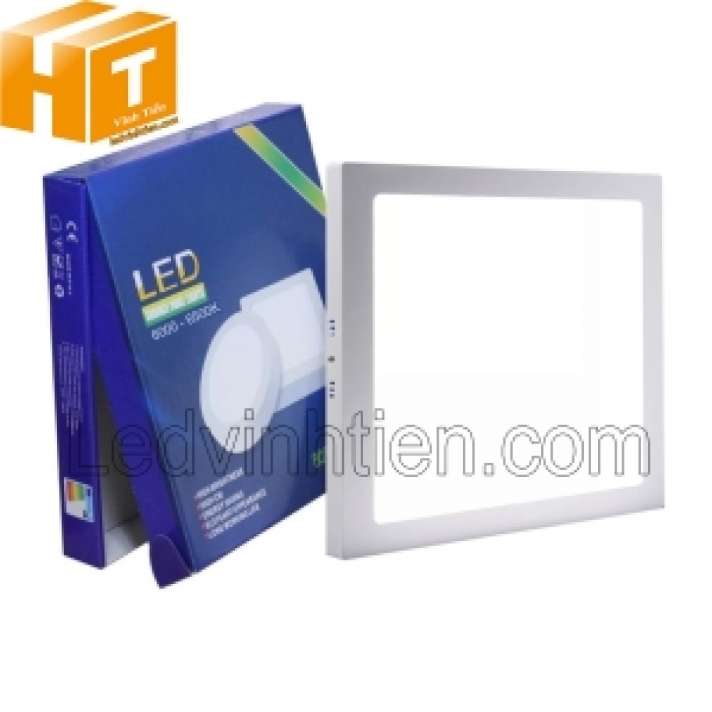 Đèn ốp nổi vuông 24w màu trắng
