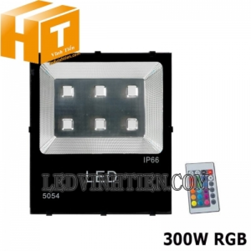 Đèn pha led 300W đổi màu