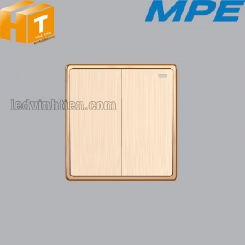 Mặt 2 công tắc 2 chiều 16A-250V S702M