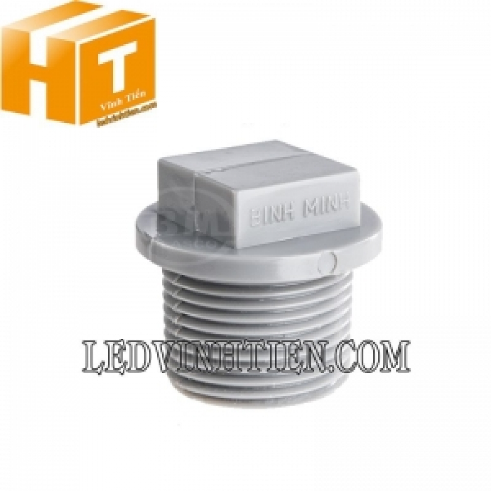 Nắp khóa ren ngoài uPVC Bình Minh