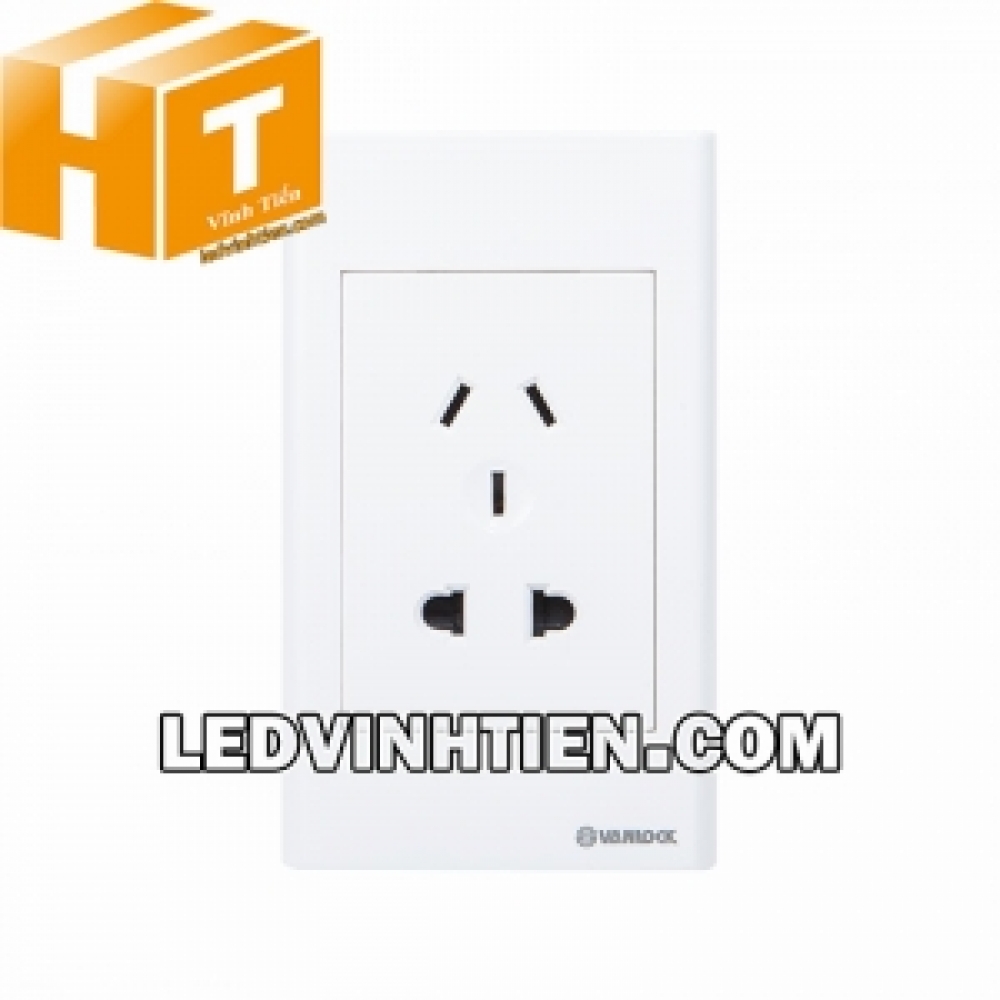 Ổ cắm 3 chấu Úc và 2 chấu S18/10US Sino Vanlock