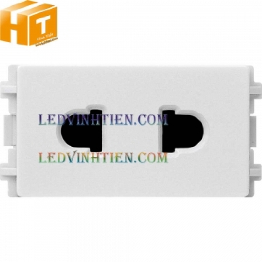 Ổ cắm 2 chân đa năng 10A màu trắng Schneider