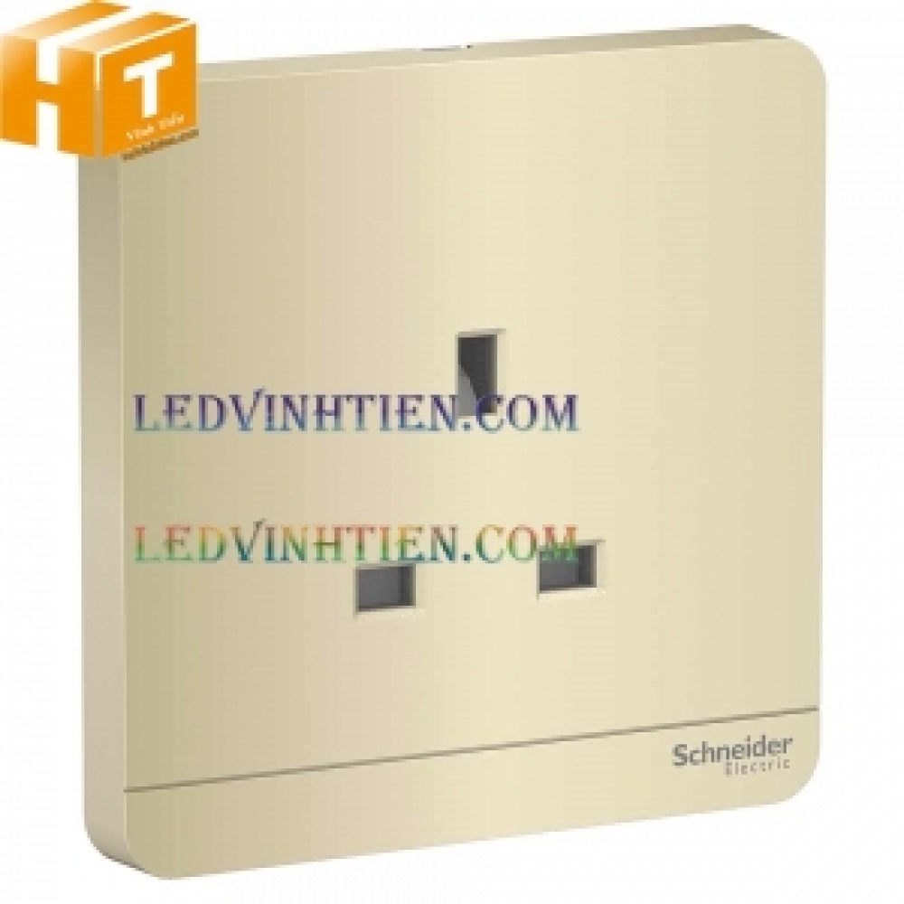 Ổ cắm AvatarOn 13A vàng rượu Schneider