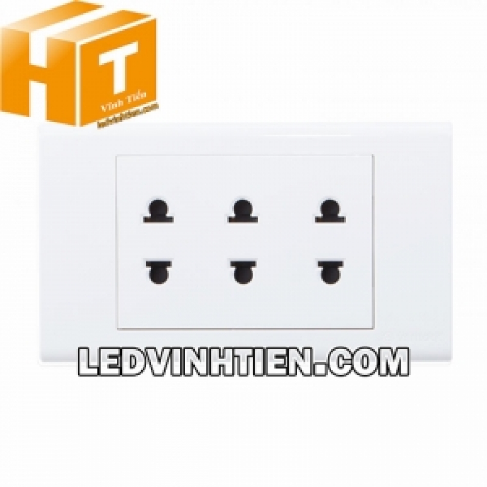 Ổ cắm đơn 2 chấu S18U3 Sino Vanlock